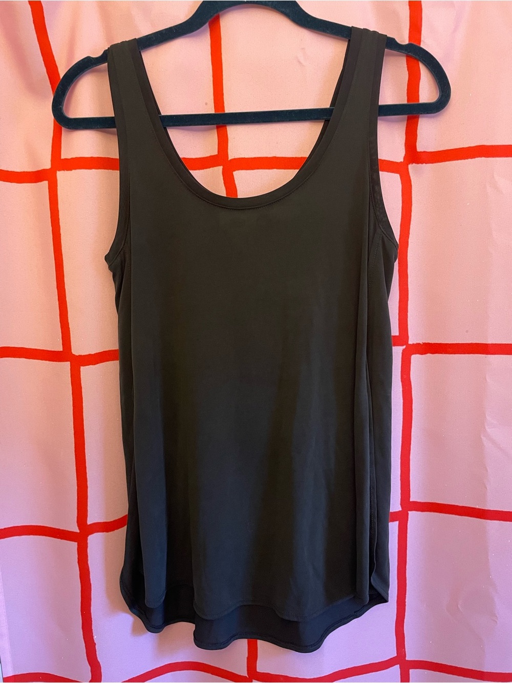 Old Navy Grey Tulip Tank Top